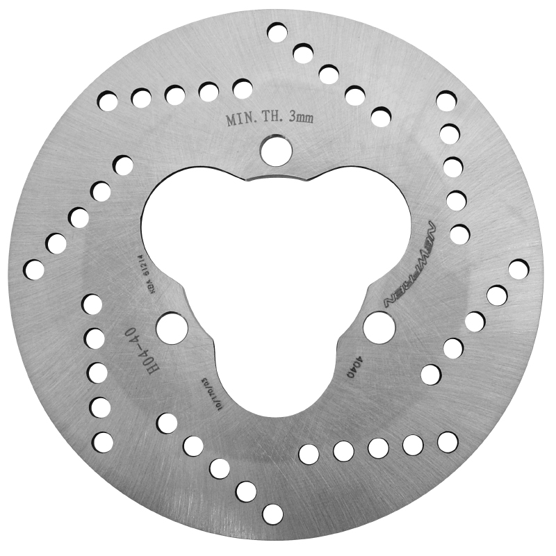 Disque de frein adaptable derbi 50 senda r racer 2002+, senda SR 1999+ ar - gilera 50 SMT, RCR 2003+ ar (ext 180MM - int 62MM - 3 trous) (DF4040A) -Newfren