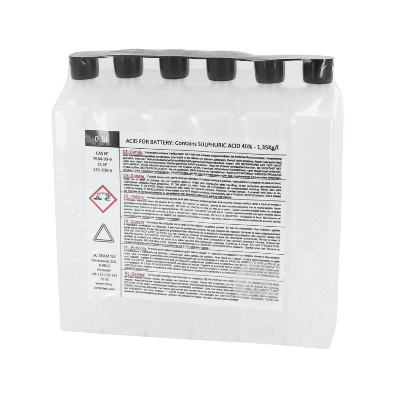 Batterie 12V 10 ah NT12B-BS Nitro MF sans entretien avec pack acide (lg150xl69xh130mm) (equivalent YT12B-BS) - vue 3