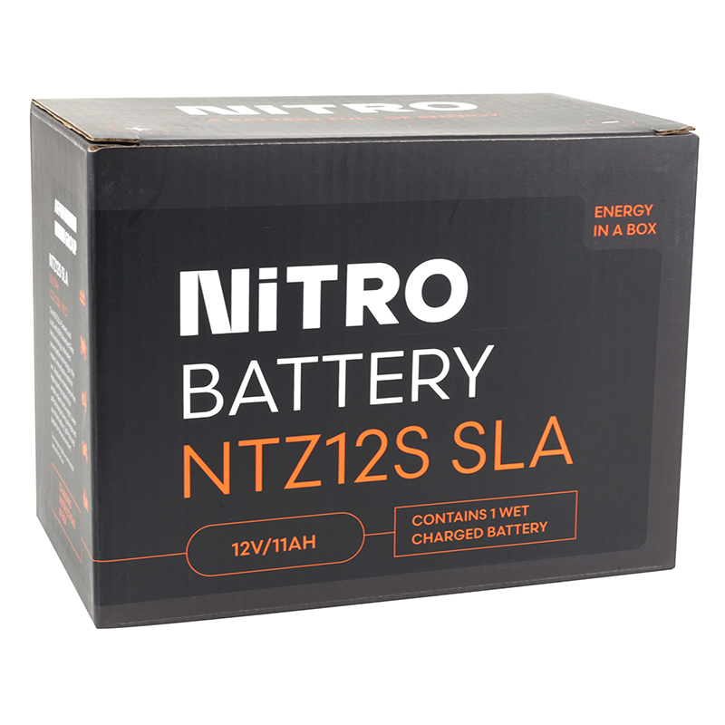 Batterie 12V 11 ah NTZ12S Nitro sla sans entretien prete a l'emploi (lg150xl87xh110mm) (equivalent YTZ12S - agm - gel) (activee en usine-fa) - vue 2