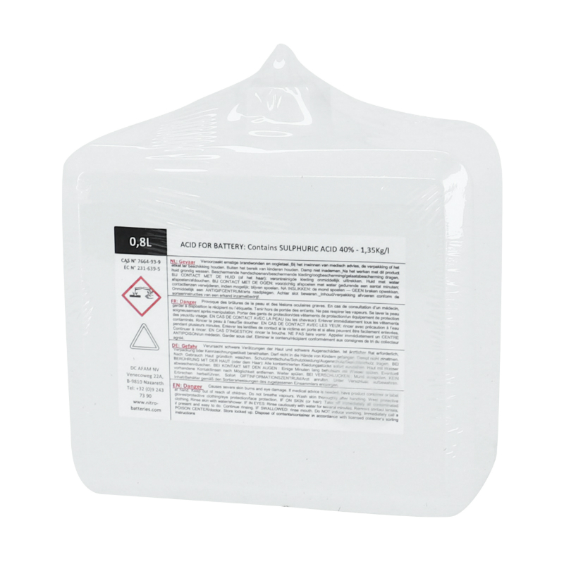 Batterie 12V 11 ah NB10L-A2 Nitro conventionnelle avec entretien (lg135xl90xh145mm) (equivalent YB10L-A2) - vue 3