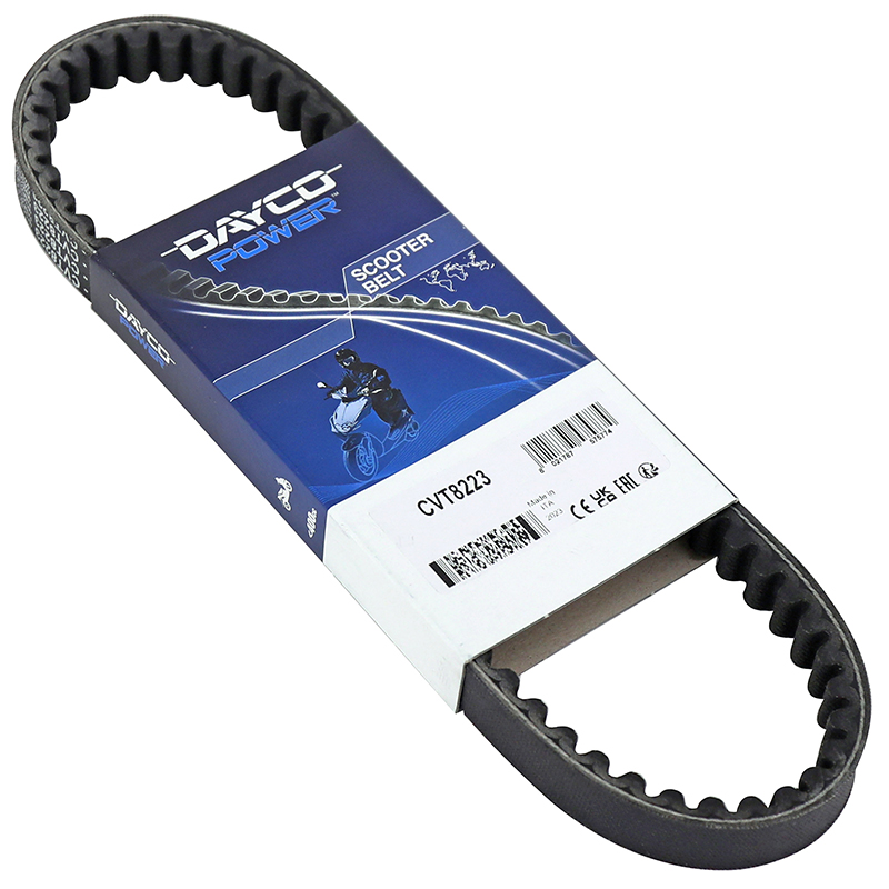 Courroie de transmission Dayco Peugeot V-clik/baotian 50cc/Malaguti dvd