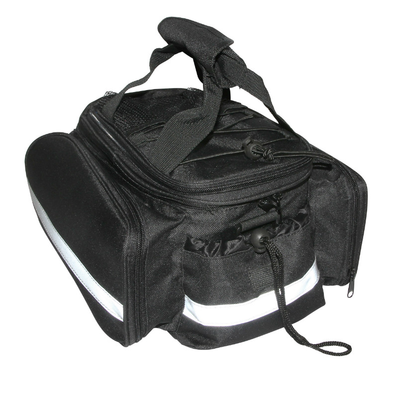 Sacoche arriere velo a pont Newton N1 fixation porte bagage avec sacoches de chaque cote waterproof par velcros (l 30CM x l 17CM x h 13CM)