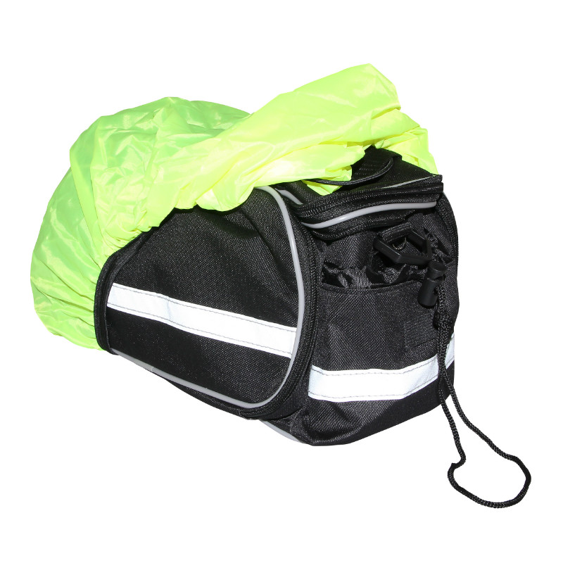 Sacoche arriere velo a pont Newton N1 fixation porte bagage avec sacoches de chaque cote waterproof par velcros (l 30CM x l 17CM x h 13CM) - vue 4