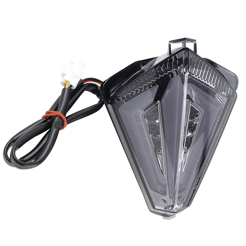Feu arrière maxiscooter adaptable Yamaha 530 TMAX 2012+ à LEDs fumé homologué CE - vue 5