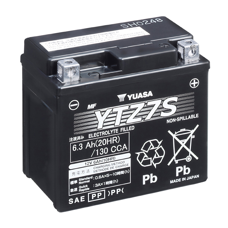 Batterie Yuasa YTZ7-S SLA-AGM sans entretien - vue 4