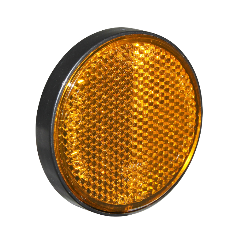 Catadioptre scooter à visser orange diamètre 60 mm fixation M5 Sélection P2R - vue 2