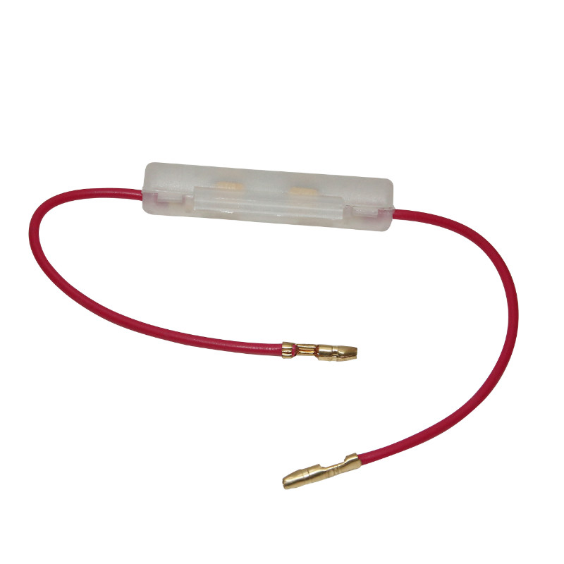Porte-fusible rond avec fusible en verre 15A P2R - vue 2