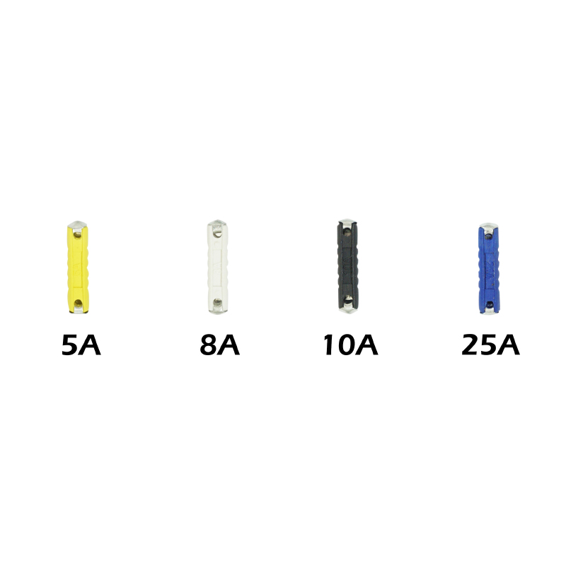 Fusible rond type Vespa 5A - 8A - 10A - 25A assortiment - vue 2