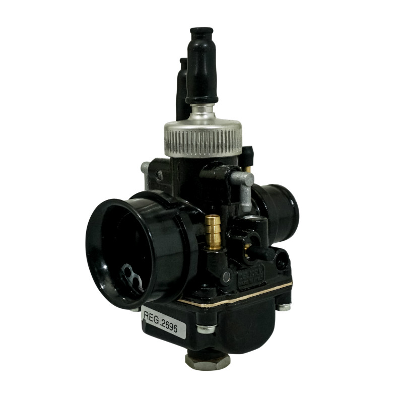 Carburateur Dellorto PHBG 21 DS Racing montage souple avec graissage dépression et starter à câble - vue 2