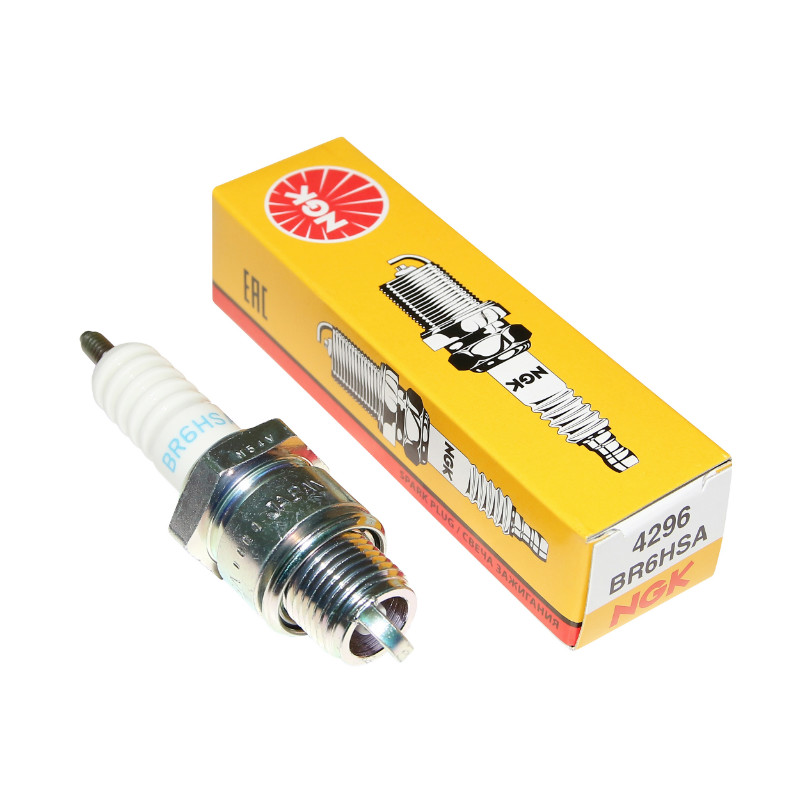 Bougie d'allumage NGK BR6HSA Ø14mm culot 12.7mm électrode longue cuivre - vue 2