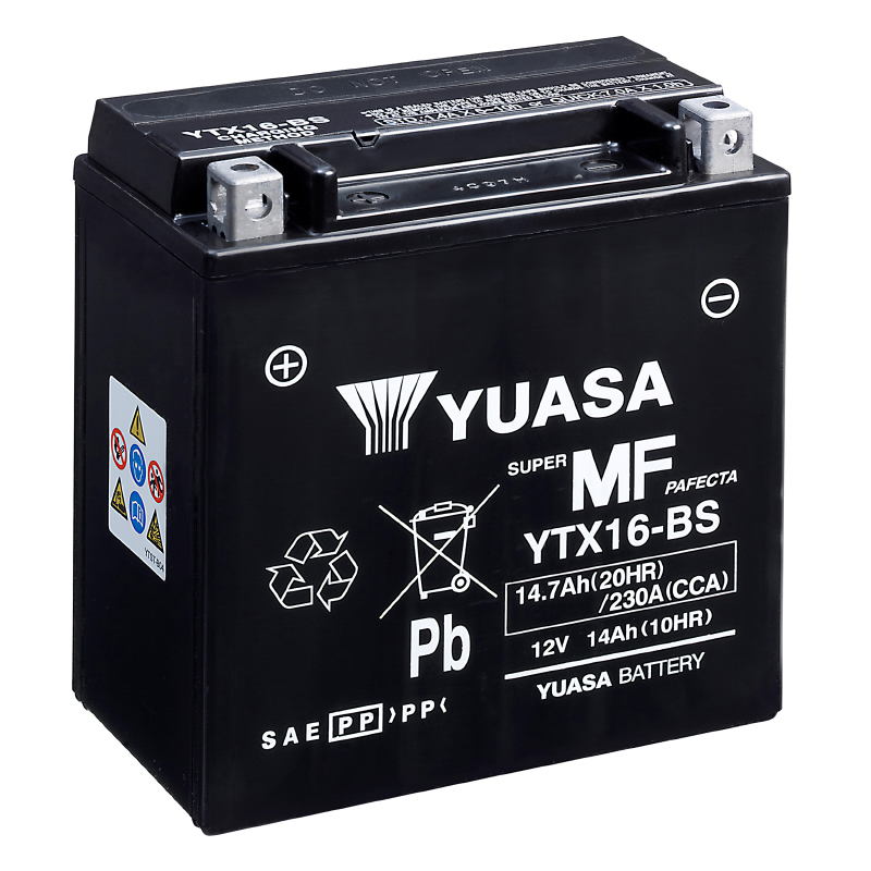 Batterie Yuasa YTX16-BS 12V-14A sans entretien - vue 5