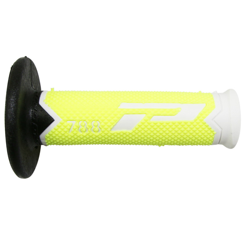 Revêtement de poignée Progrip 788 triple densité fluo blanc-jaune-noir 115 mm - vue 3