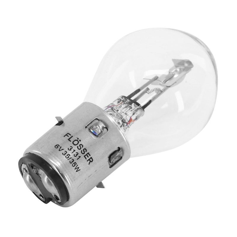 Ampoule standard 6V 35-35W culot BA20D blanc FLOSSER - vue 2