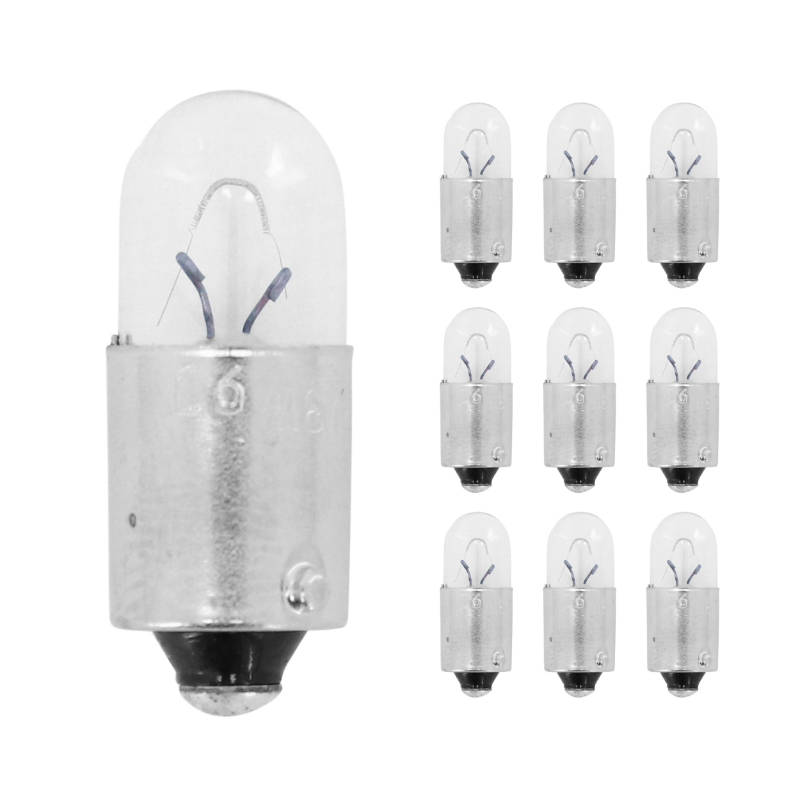 Ampoule témoin 12V 3W culot BA9S blanc Flosser (boîte de 10)