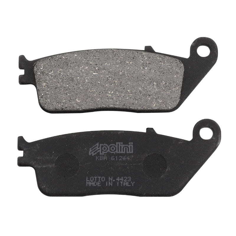 Plaquette de frein Polini pour yamaha 125 XMAX 2010+2017, 250 XMAX 2010+2016-KYMCO 125-300 downtown, 250-500 x-citing, 300 people gti (l 102MM - h 39MM - p 9.8MM) (174.0071) (original)