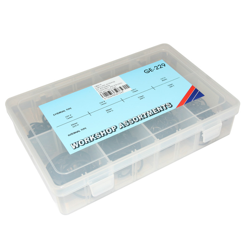 Coffret 300 circlips extérieur et intérieur diamètre 16 à 35 mm P2R - vue 2