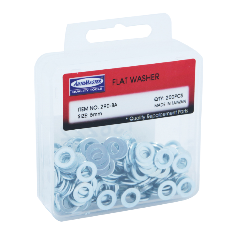 Rondelle plate acier 5x10 mm P2R - Boîte de 200 pièces - vue 3