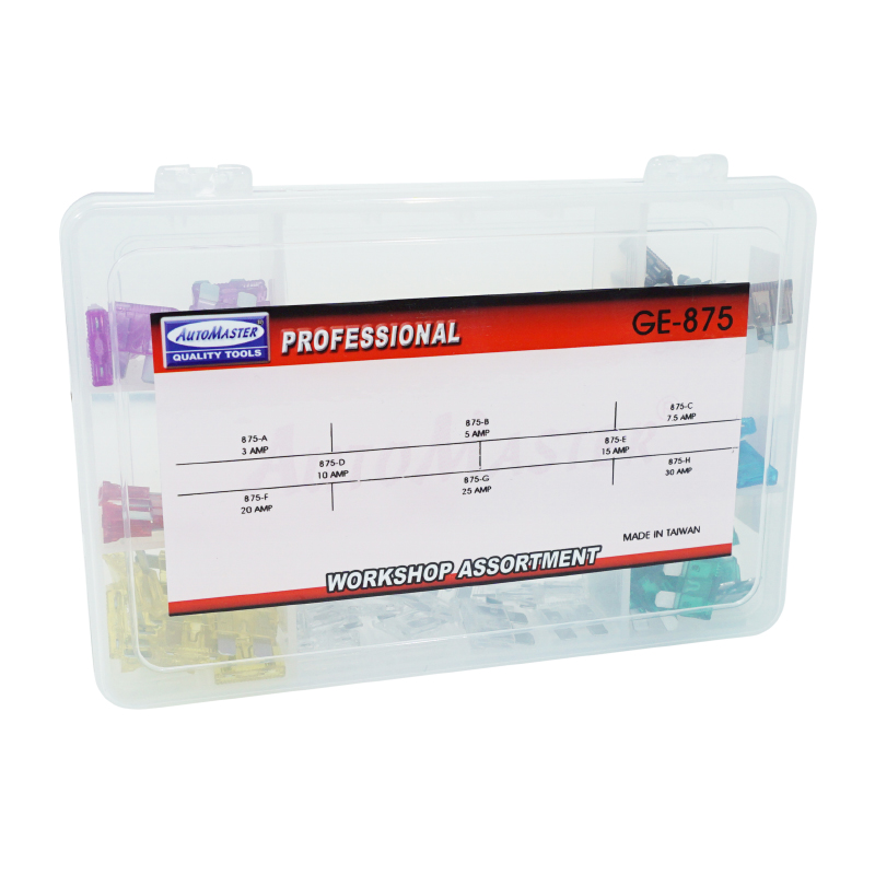 Fusible plat enfichable standard 3-30A assortiment coffret 100 pièces P2R - vue 3