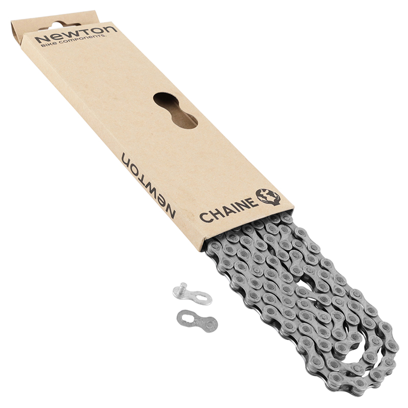 Chaîne vélo VAE 9V Newton KMC E9S gris 136 maillons - vue 2