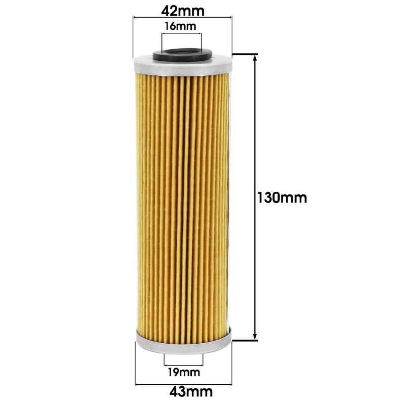 Filtre à huile Hiflofiltro HF159 adaptable Ducati Panigale 899-959-1199-1299 (43x130mm) - vue 2