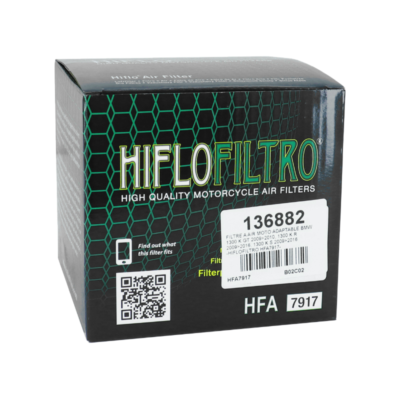 Filtre à air Hiflofiltro HFA7917 BMW 1300 K GT / K R / K S 2009+ - vue 4