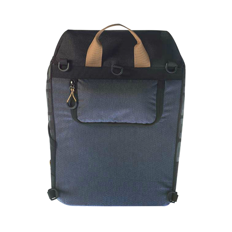 Sacoche arrière Basil Miles 17L système Hook-On waterproof bleu-noir (44x14x31 cm) - vue 2