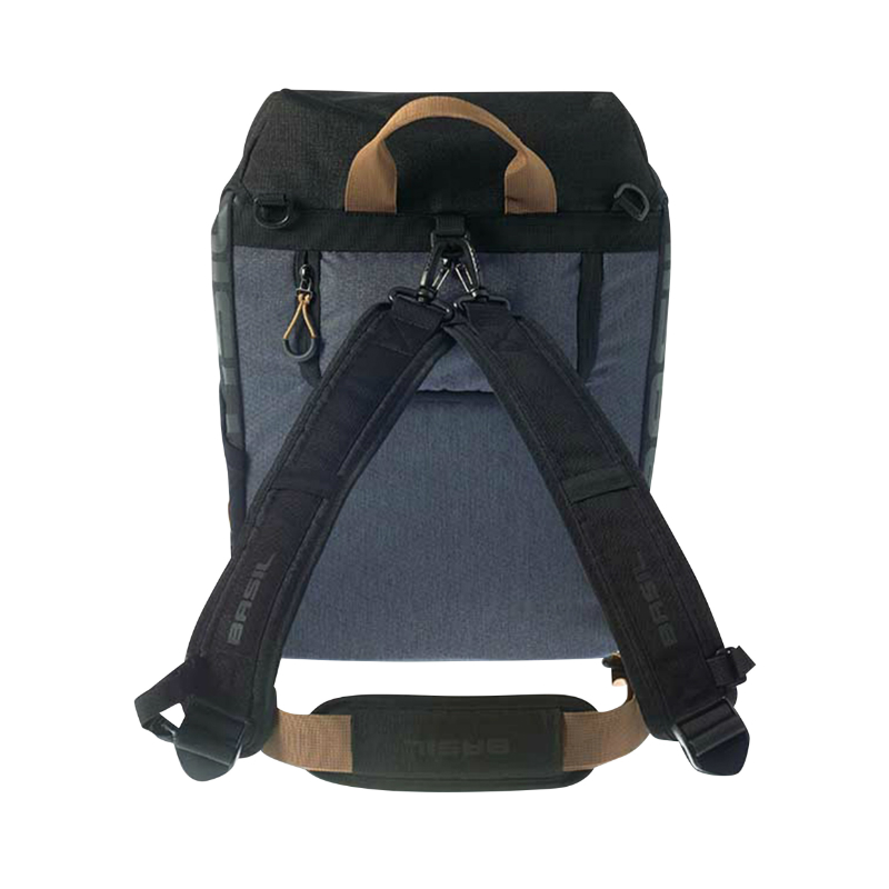 Sacoche arrière Basil Miles 17L système Hook-On waterproof bleu-noir (44x14x31 cm) - vue 6