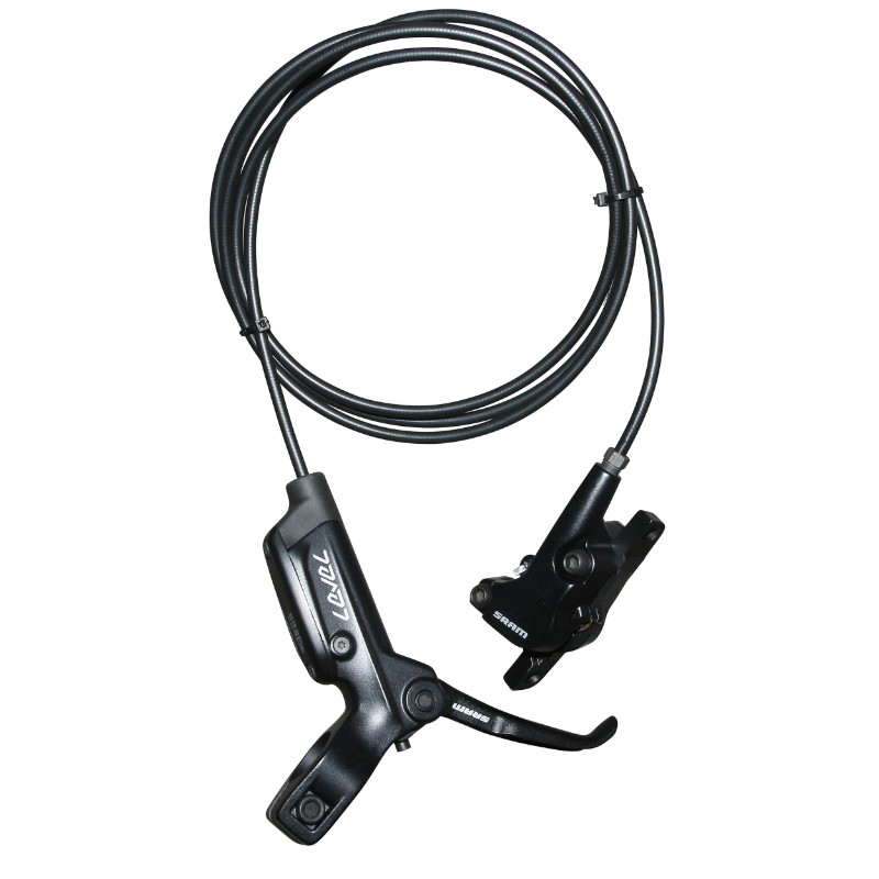FREIN A DISQUE VTT HYDRAULIQUE SRAM LEVEL ARRIERE NOIR DURITE 1800MM (SANS DISQUE) (KIT) - UTILISE DOT