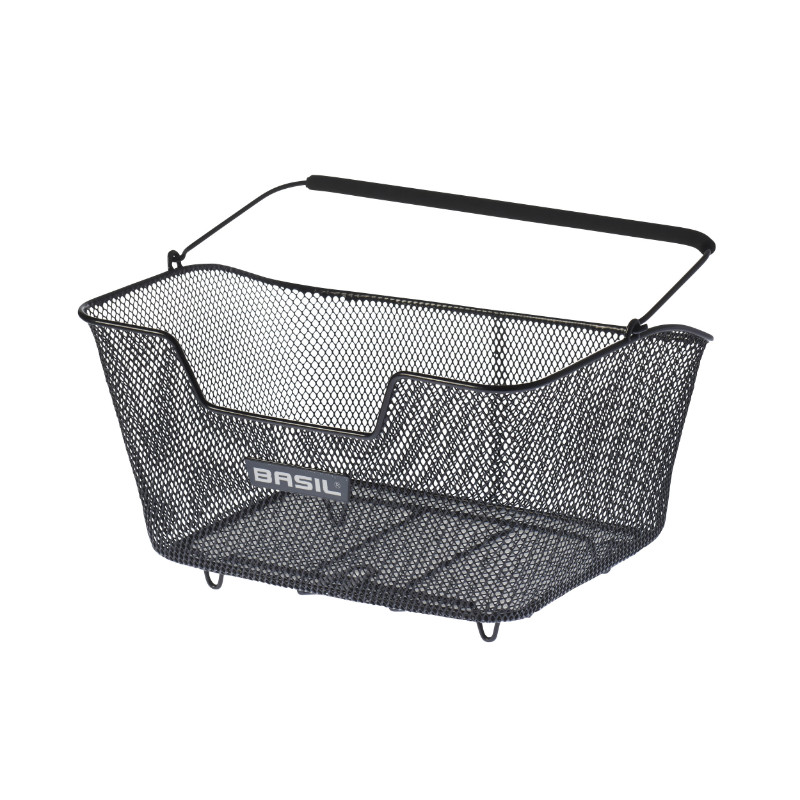 Panier arrière acier nid d'abeille Basil base medium (43 x 30 x 25 cm)