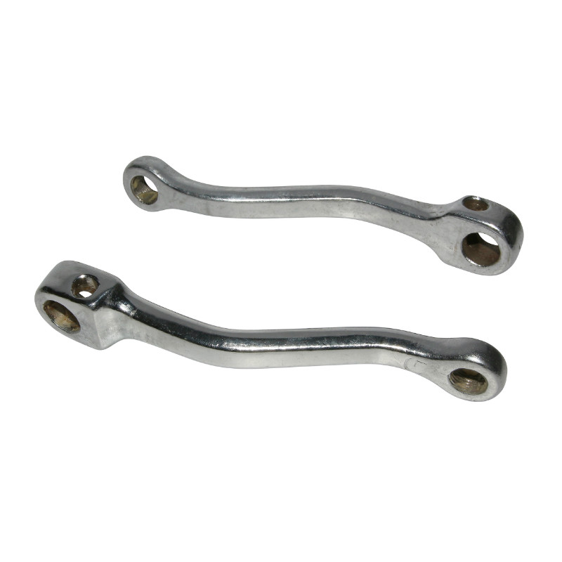 Manivelle cyclo adaptable Peugeot 103 MBK 51 gauche et droit entraxe 150 mm acier chromé Sélection P2R
