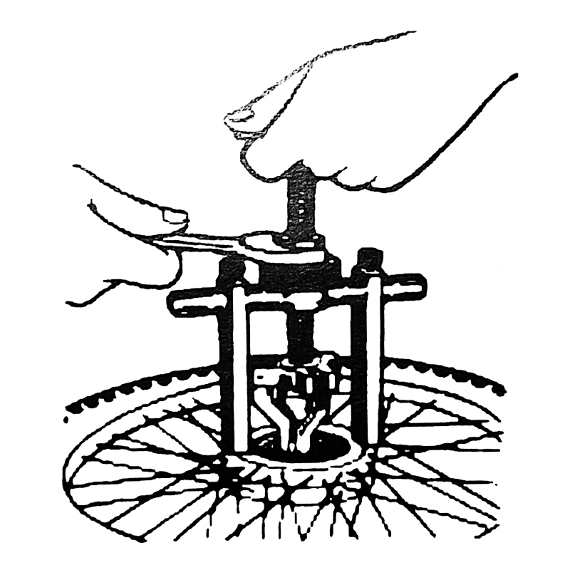 Outil extracteur de roulement de roue 3 griffes avec prise sur anneau interieur (diam int 13 - 38MM) -Buzzetti- (5033) - vue 2
