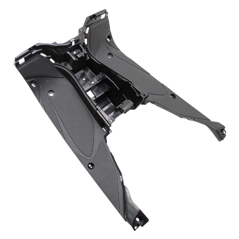 Carénage marche-pied scooter adaptable MBK 50 Nitro 1997-2012 / Yamaha 50 Aerox 1997-2012 noir mat P2R