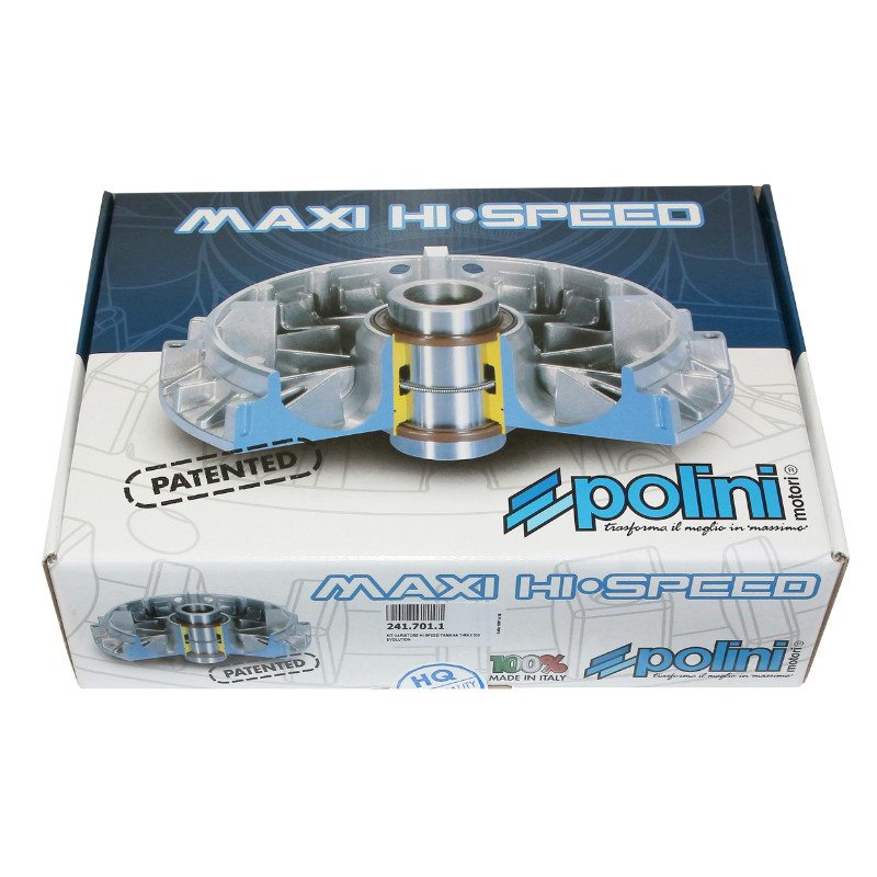 Variateur Polini Hi-Speed Evolution pour Yamaha TMAX 560 2020+ et 530 2012+ (pack complet) - vue 2