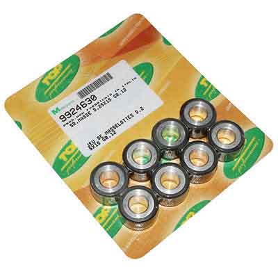 Galet rouleau maxiscooter Top Perf 25x15 18,0g (x8) pour Yamaha 500, 530 TMAX, 400 Majesty