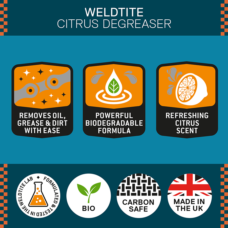 Dégraissant Weldtite Dirtwash Citrus pour transmission - Bidon 1L - vue 5