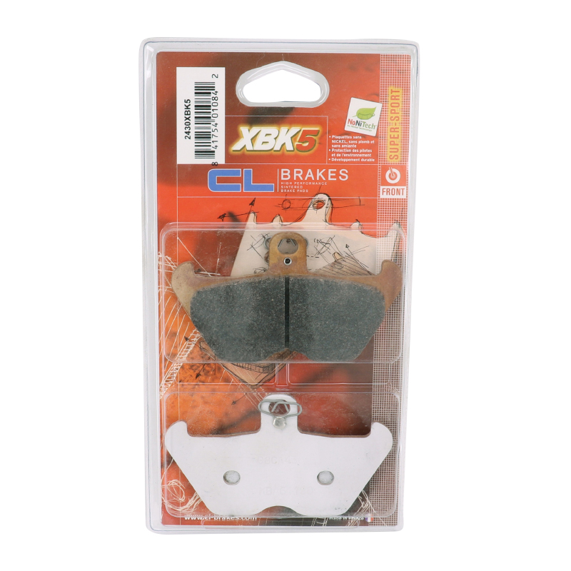 Plaquette de frein CL Brakes métal fritté pour BMW K 100 LT, K 1100 LT, K 1200 LT, K 1200 RS, K1, R 1100 RS, R 1100 RT, R 1100 S, R 1150 GS, R 80 R, R 850 C (jeu de 2) - vue 3