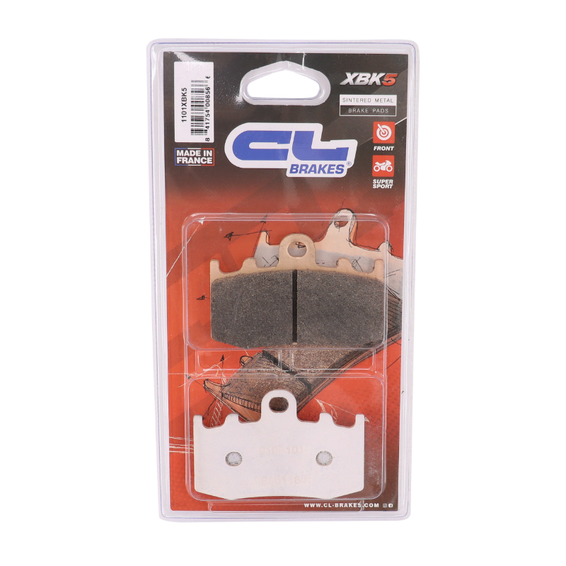 Plaquette de frein CL Brakes métal fritté pour BMW R 85 RT, R 1150 GS, K 1200 GT, R 1200 GS, R 1200 RT (1101 XBK5) - vue 3