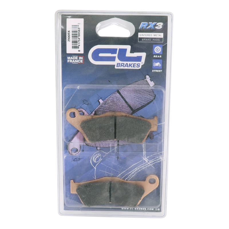 Plaquette de frein CL Brakes pour BMW R 850 R, R 850 RT, R 1100 GS, R 1100 S, R 1150 GS, R 1150 R, R 1200 GS, R 1200 R, R 1200 RS (2900 RX3 Touring métal fritté) - vue 3