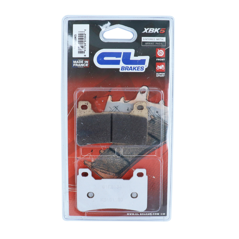 Plaquettes de frein CL Brakes sport métal fritté pour Honda CBR 600 RR 2005+, VFR 800 2014+ et CBR 1000 RR Fireblade 2004+ (jeu de 2) - vue 3