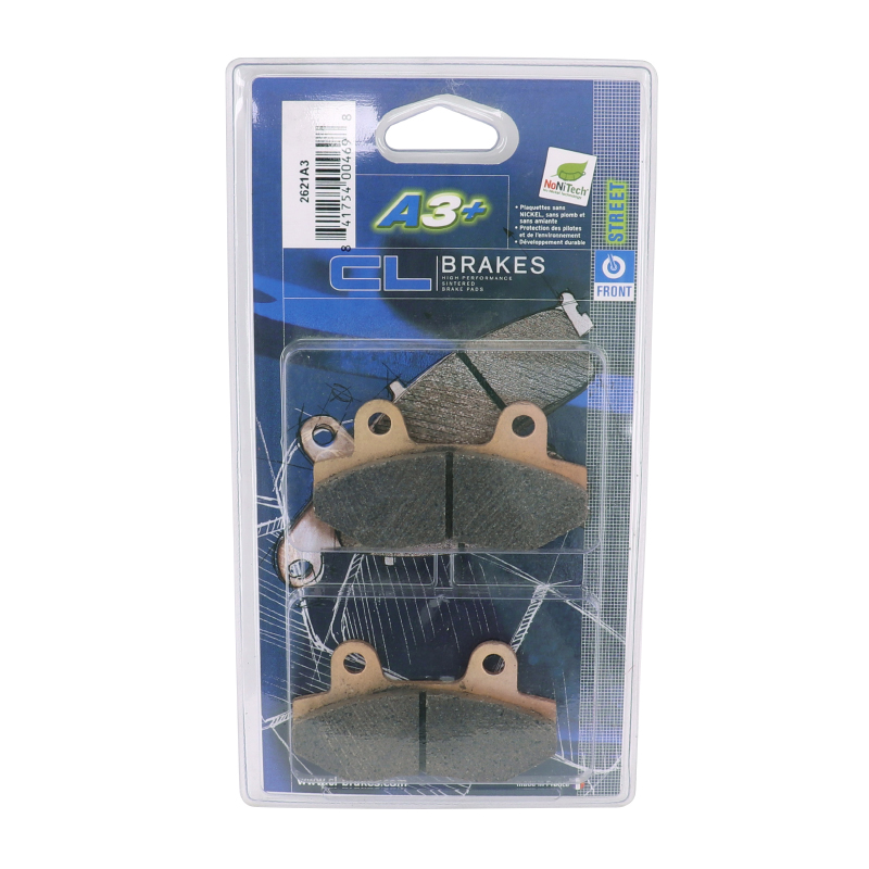 Plaquette de frein CL Brakes 2621 A3+ touring métal fritté (jeu de 2) - vue 3