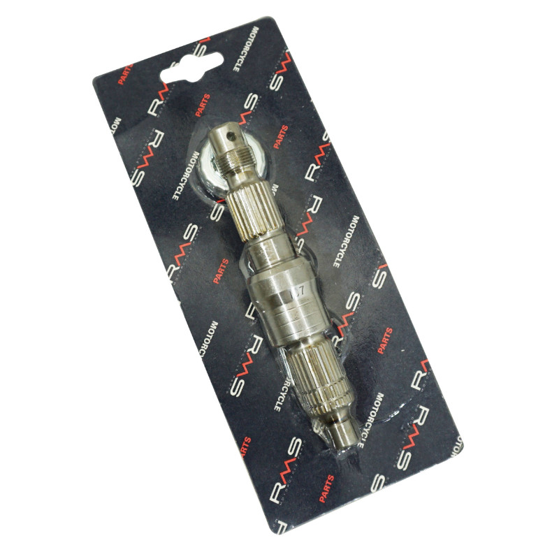 Arbre de roue scooter adaptable Piaggio 50 Liberty, Vespa ET2, Zip, Fast-Rider, Gilera 50 Runner 1997-2000, Stalker 1997-2000 Sélection P2R - vue 2