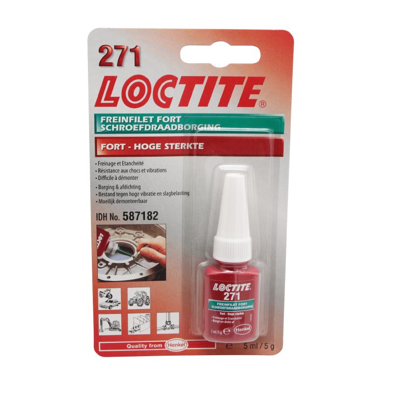 Frein filet fort Loctite 271 à résistance élevée 5 ml - vue 2