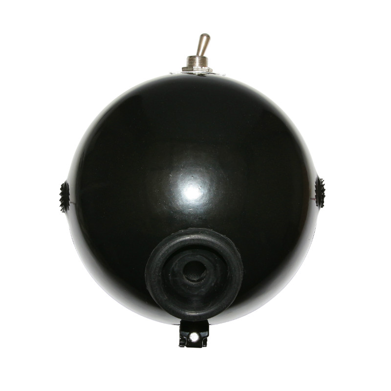 Phare-projecteur cyclo adaptable Peugeot-MBK rond noir avec interrupteur Sélection P2R - vue 3