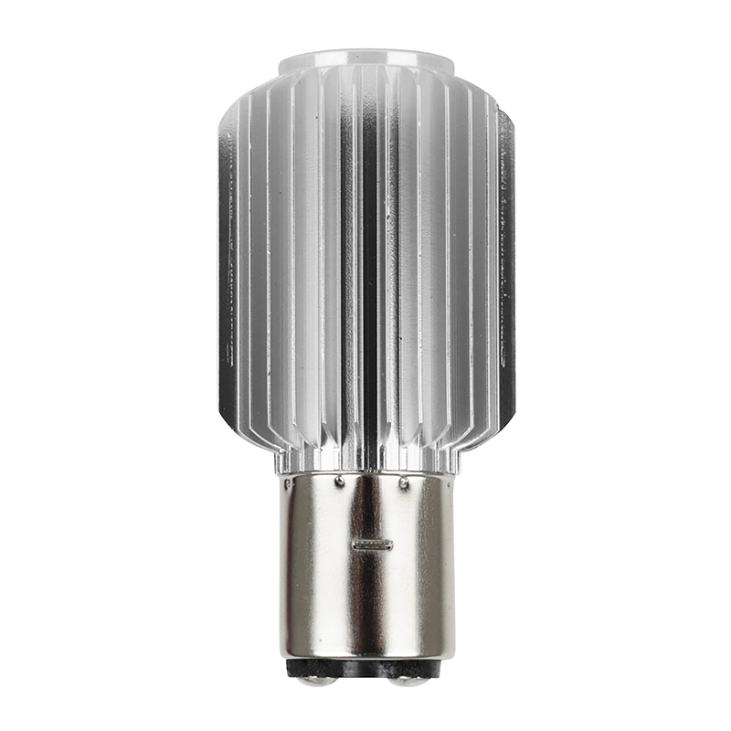 Ampoule LED 12V 10W culot BA20D 1200 lumens 3000-8500K blanc SMD avec radiateur - vue 3