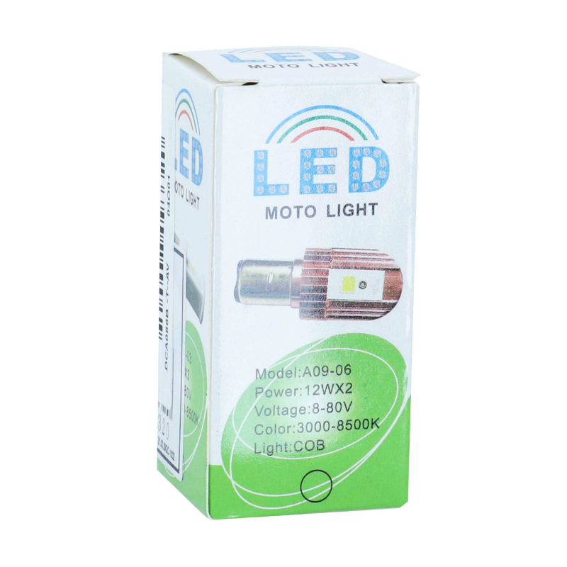 Ampoule LED 12V 10W culot BA20D 2400 lumens 3000-8500K blanc SMD avec radiateur REPLAY - vue 3