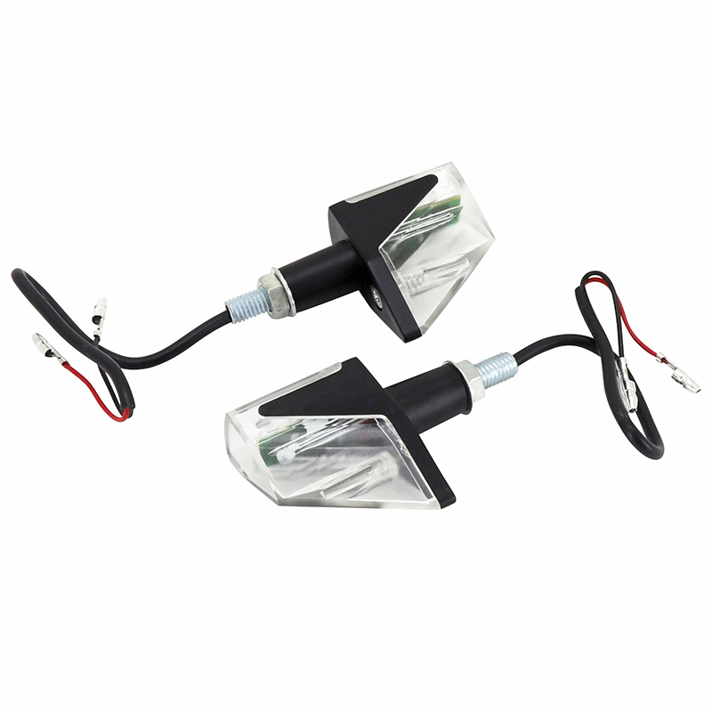 Clignotant universel Replay wing 3 leds base ABS transparent noir mat (l 62MM - h 20MM - l 52MM)) (paire) - vue 2