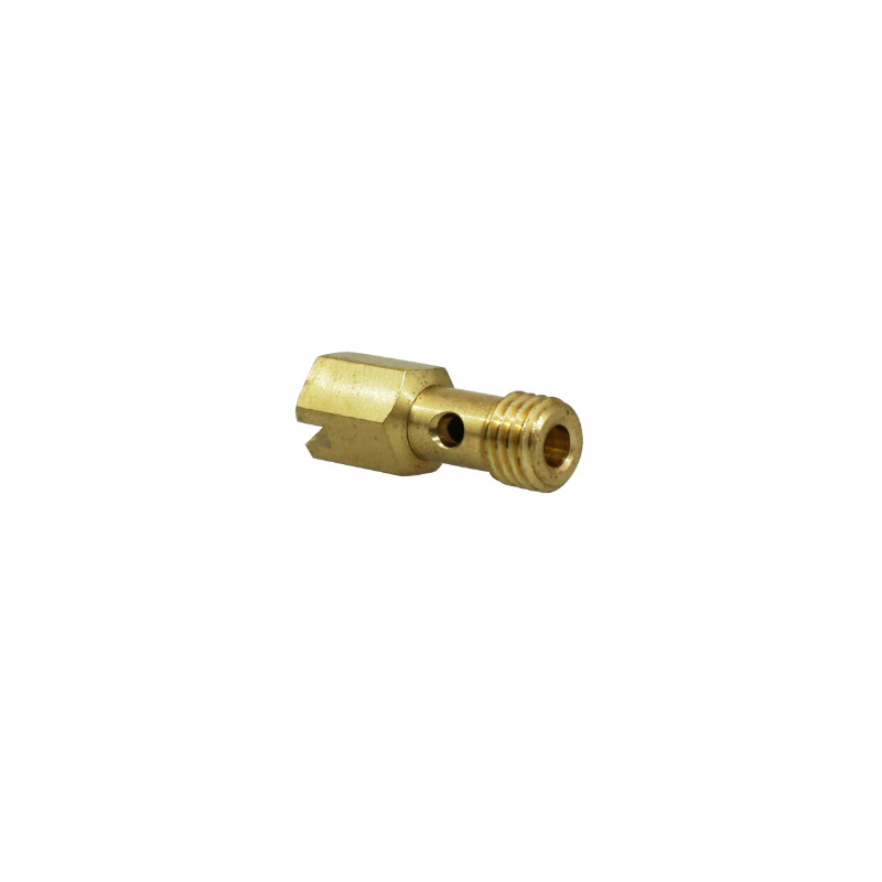 Gicleur principal de carburateur cyclo Gurtner pour MBK 88, 40 (moteur AV7) taille 52 (581-B52) (vendu a l'unite) - vue 2