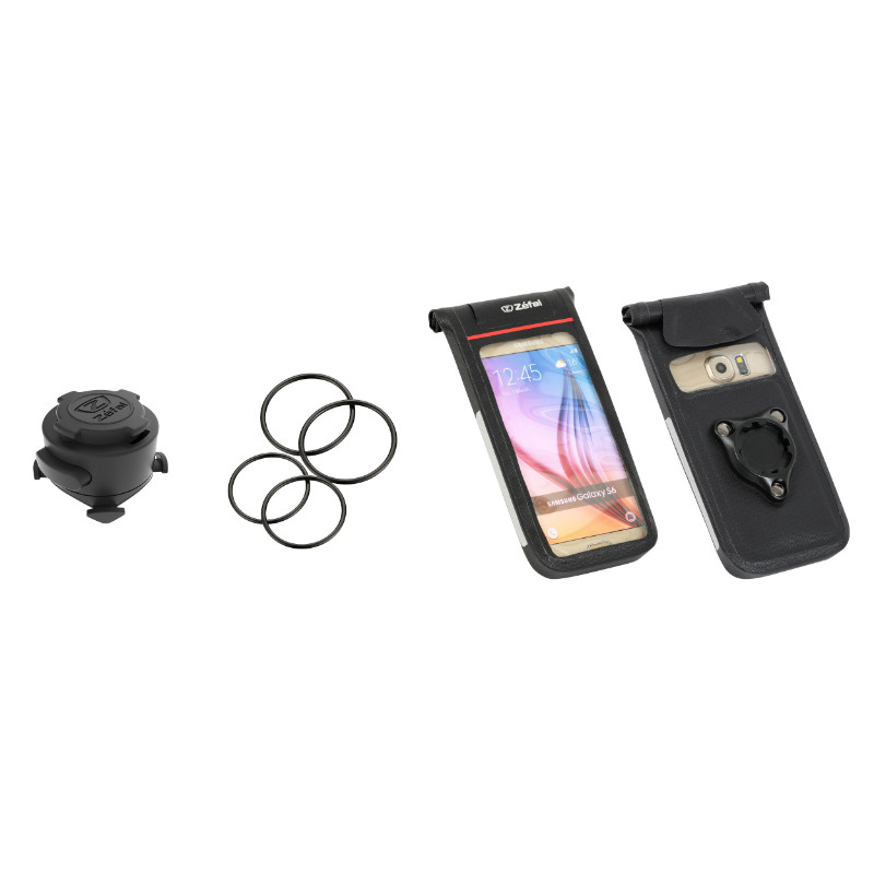 Support smartphone-telephone Zefal z console dry m noir (longueur 150MM, largeur 72MM, epaisseur 10MM) compatible support Zefal 146997-146998-146999 - vue 5