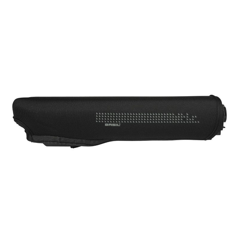 Housse de protection batterie arrière Basil Miles néoprène noir imperméable VAE L32 x L9 x H5 cm - vue 2