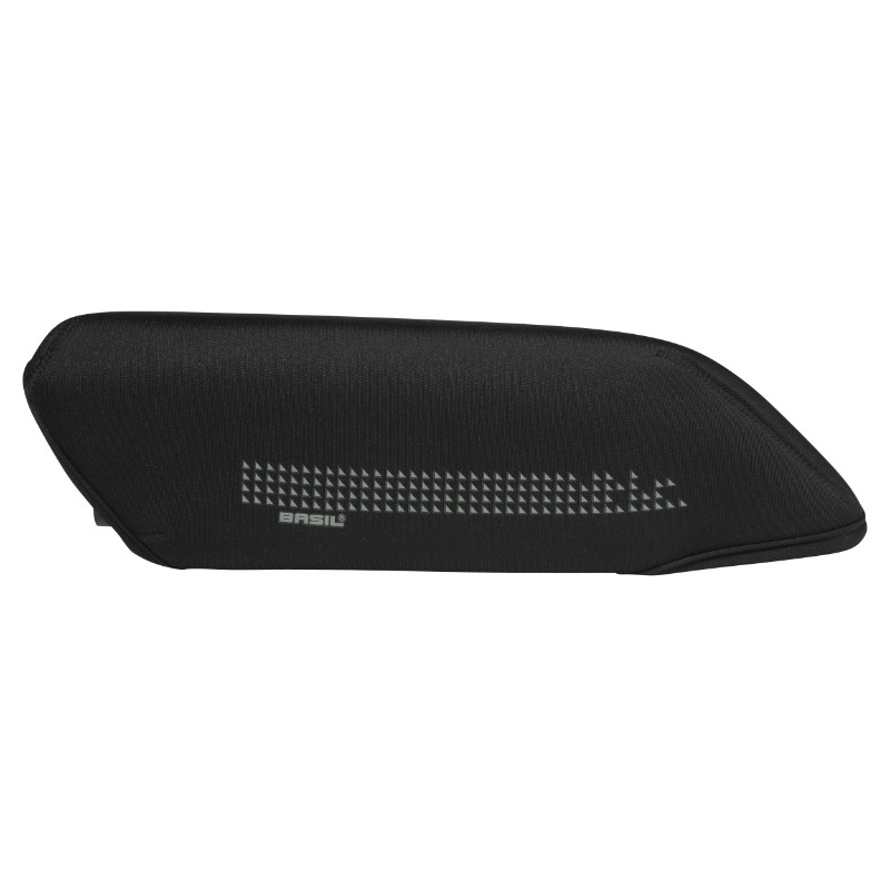 Housse de protection batterie tube diagonal Basil Miles néoprène noir imperméable VAE (L24 x L7 x H8 cm) - vue 2